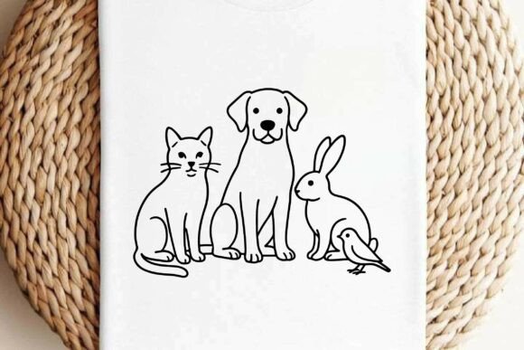 Cat Dog Rabbit Bird Clipart Vector Review