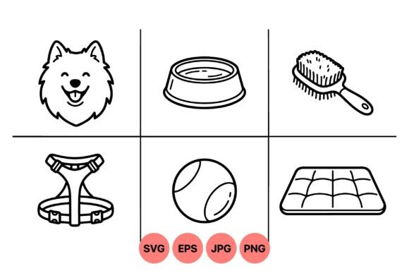 Cute Dog Care Icon Pack