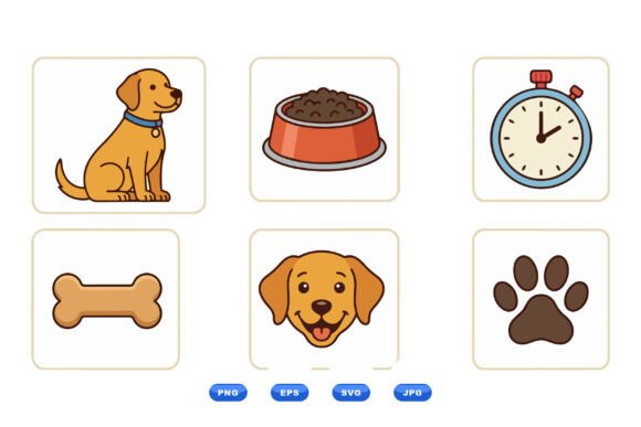 Cute Dog Cartoon Clipart Set Review
