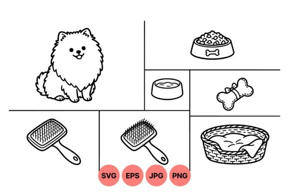 Cute Pomeranian Pet Care Svg Review