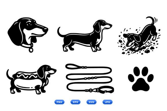 Dachshund SVG Clipart Pack Review
