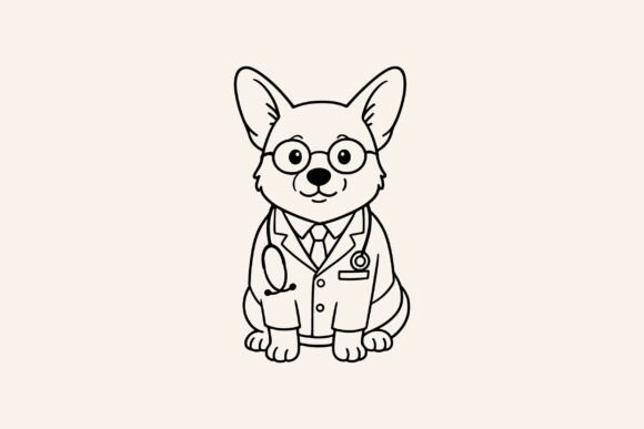 Doctor Corgi Dog Clipart Sublimation Review