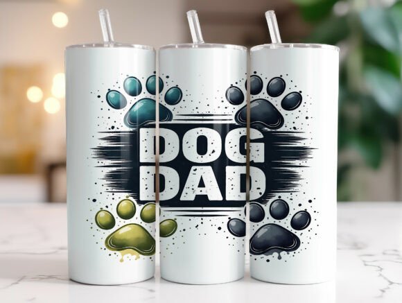 Dog Dad Paw Print Tumbler Wrap Review
