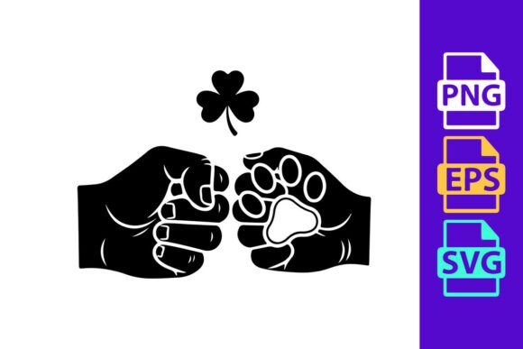 Dog Paw Shamrock Fist Bump Embroidery Review