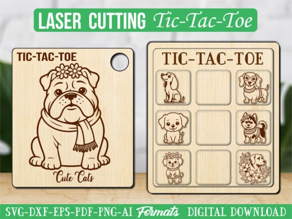 Floral Cute Dog Tic Tac Toe Puzzle Game Review