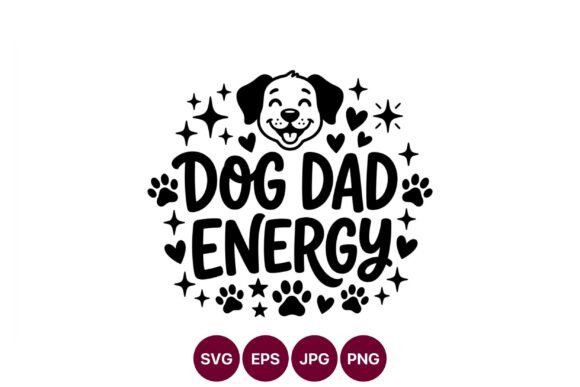 Happy Dog Paw Vector