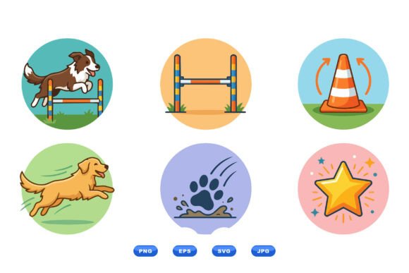 Playful Dog Agility Icon Pack Review